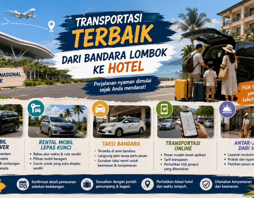 Transportasi Terbaik dari Bandara Lombok ke Hotel