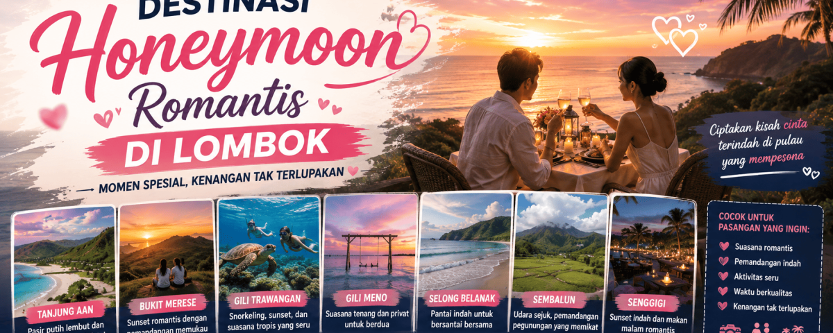 Destinasi Honeymoon Romantis di Lombok