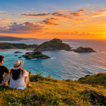 Pesona Bukit Merese Saat Sunset