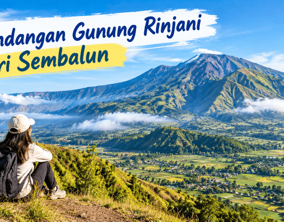Pemandangan Gunung Rinjani dari Sembalun